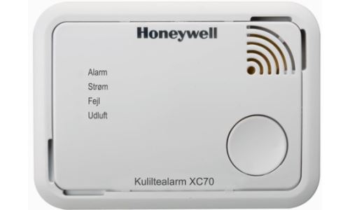 Honeywell CO alarm m. lys og lyd alarmindikator